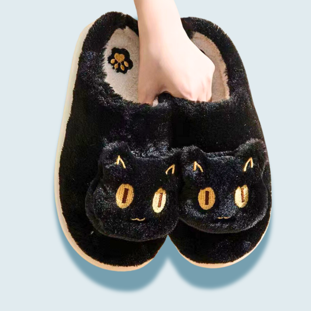 Cat Face Slippers