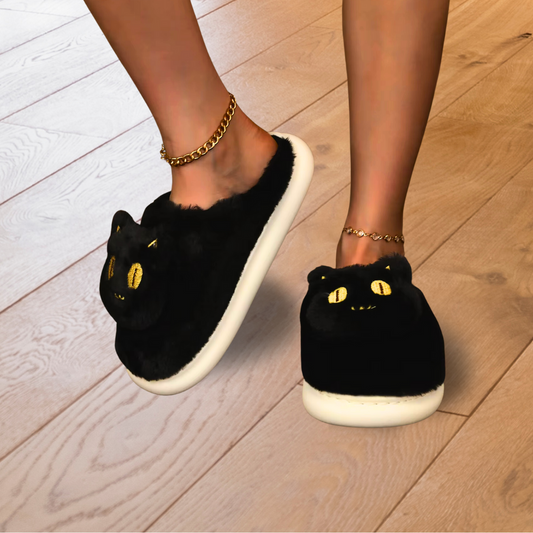 Cat Face Slippers