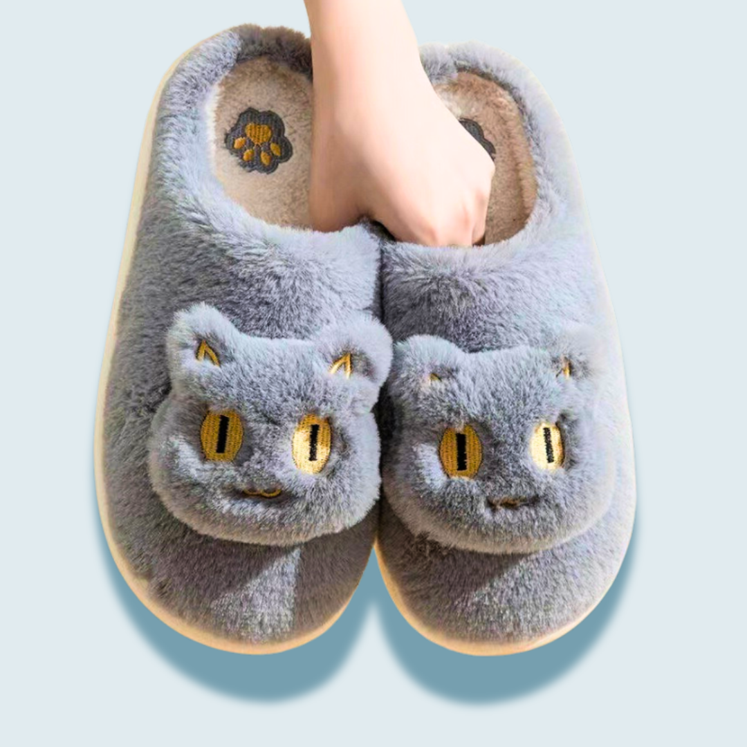 Cat Face Slippers