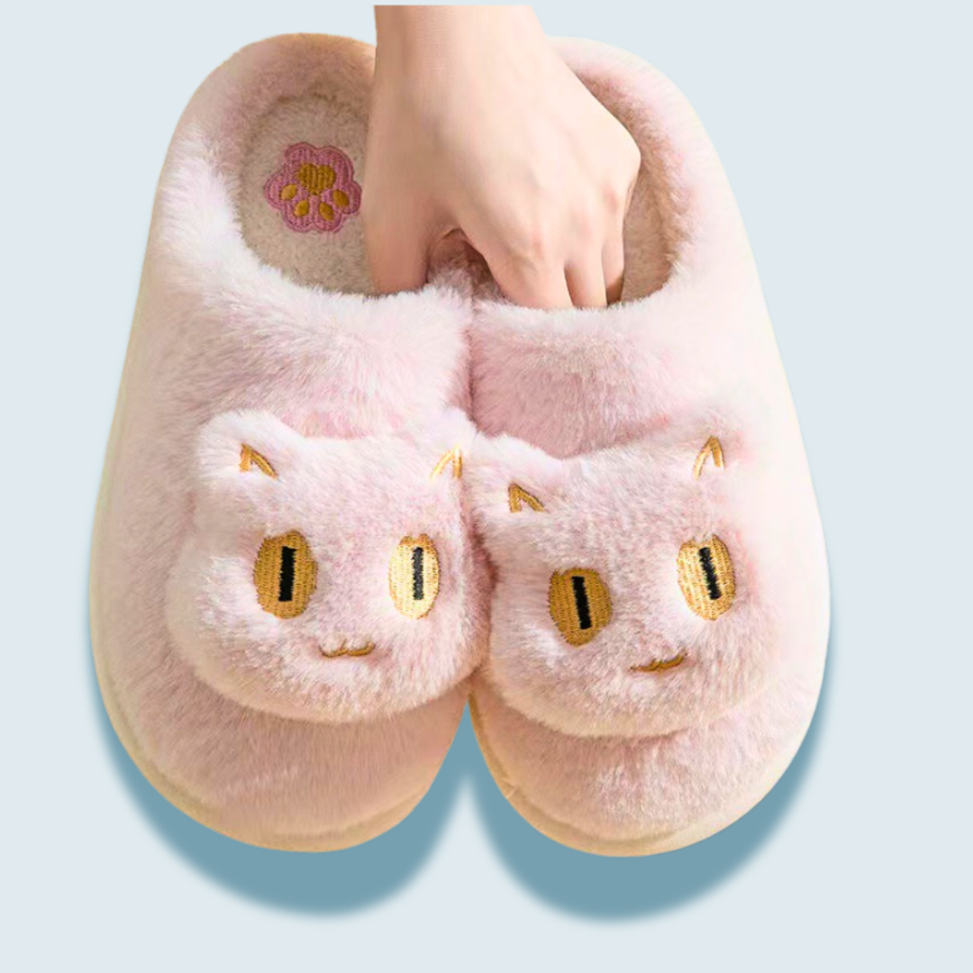 Cat Face Slippers