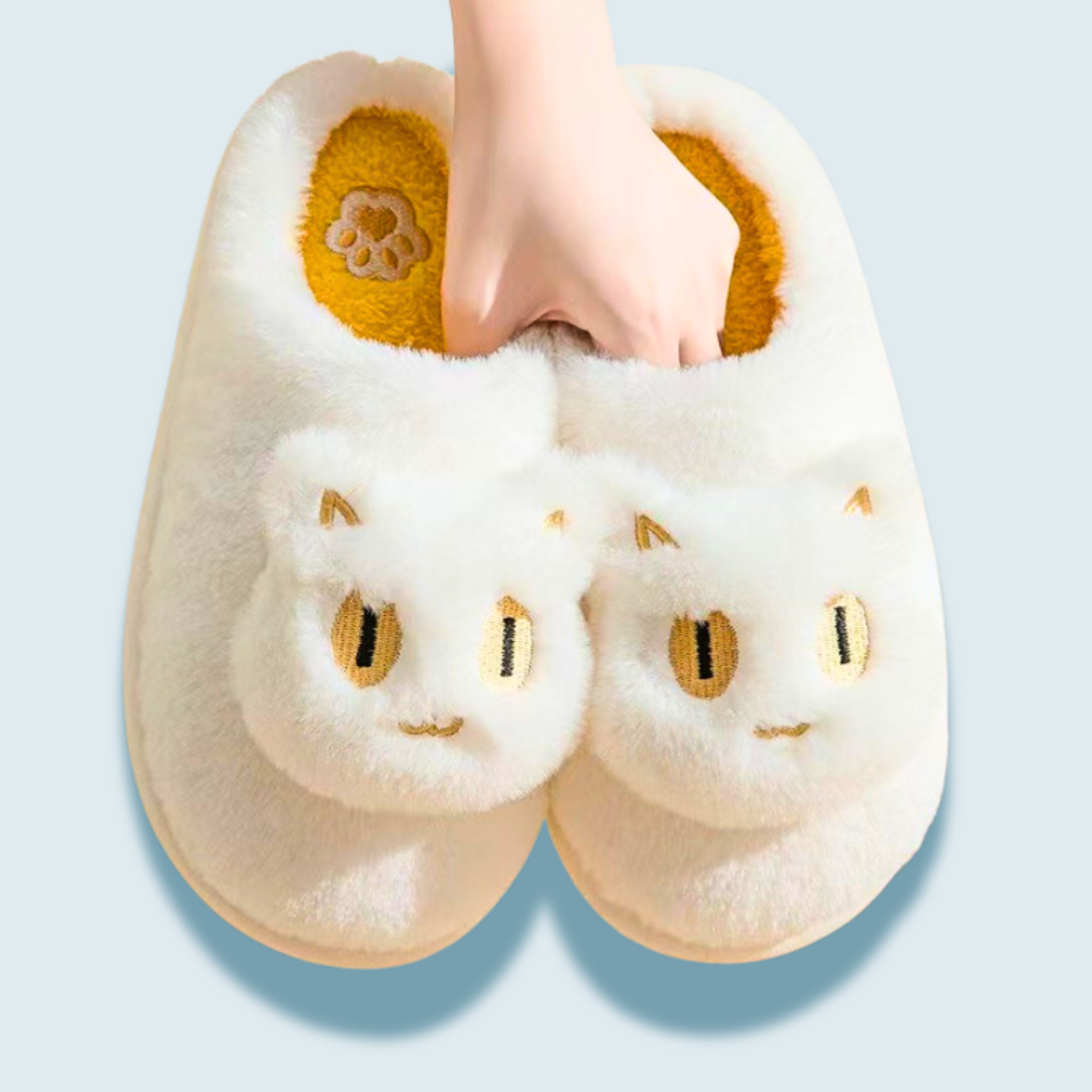 Cat Face Slippers