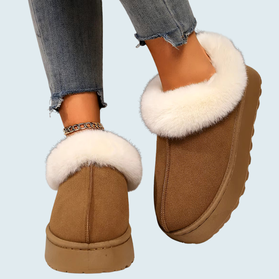 Fluffy Low Top Boots