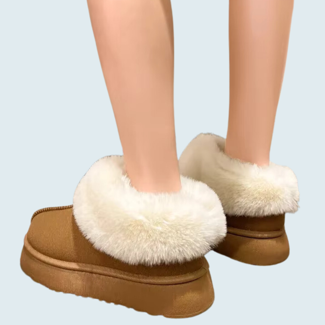 Fluffy Low Top Boots